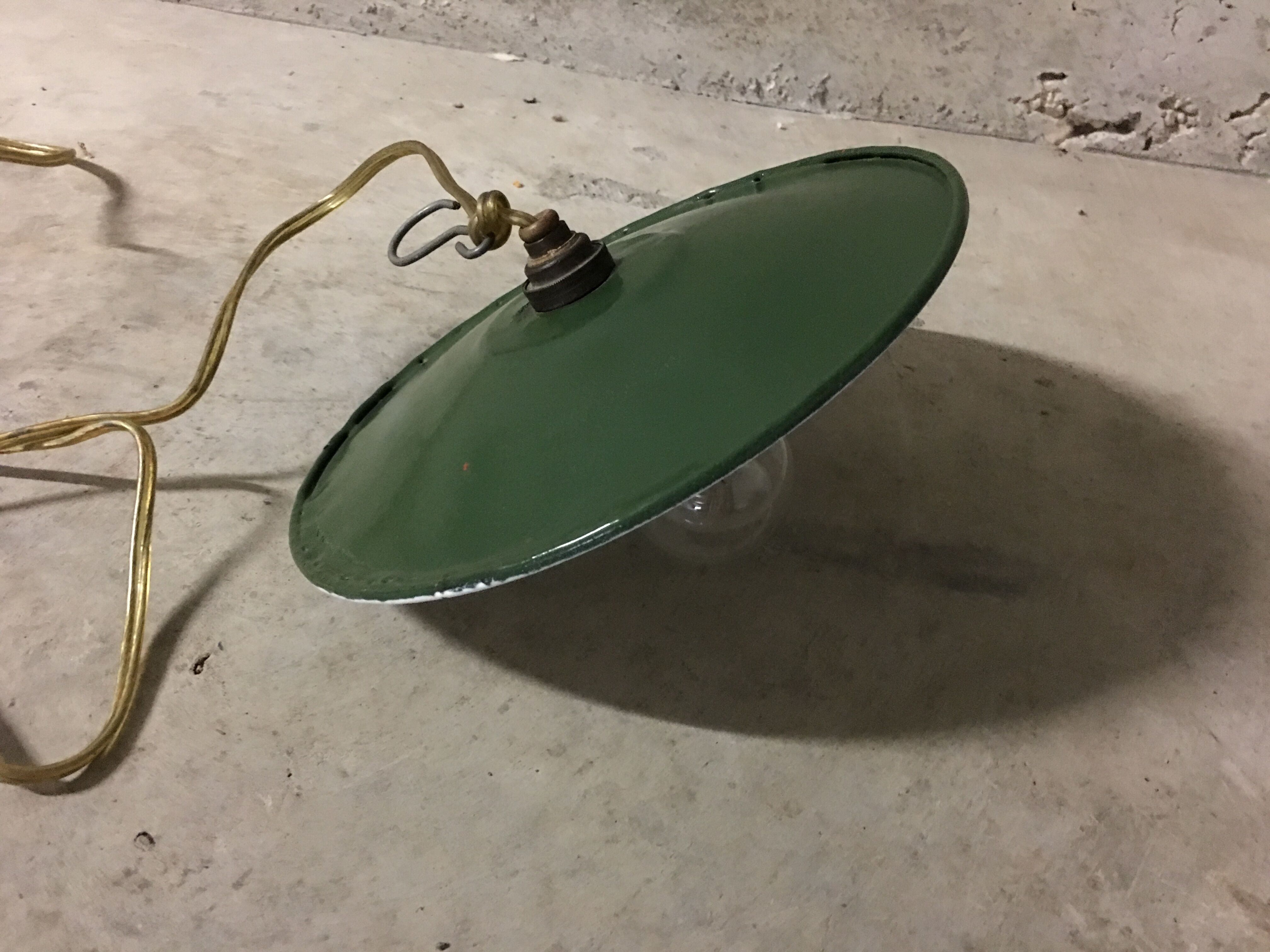 Hanging lamp bowl 50 years