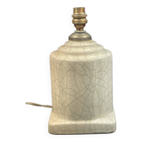 Art Deco cracked ceramic lamp base circa 1930 -