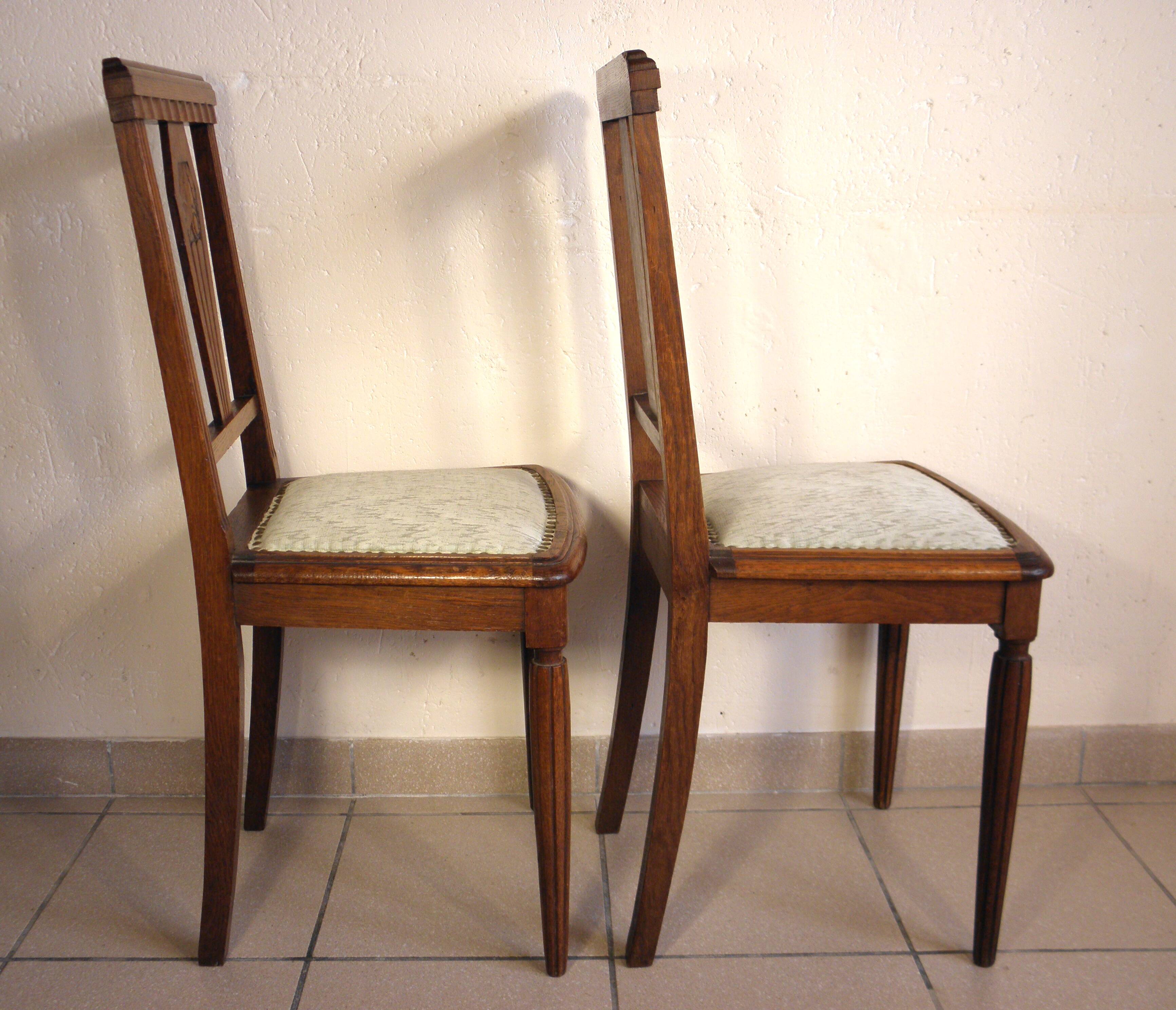 Art Deco pair of chairs