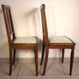 Paire de chaises Art Déco
