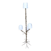 Golden floor lamp