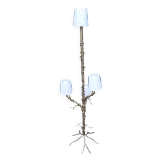 Golden floor lamp