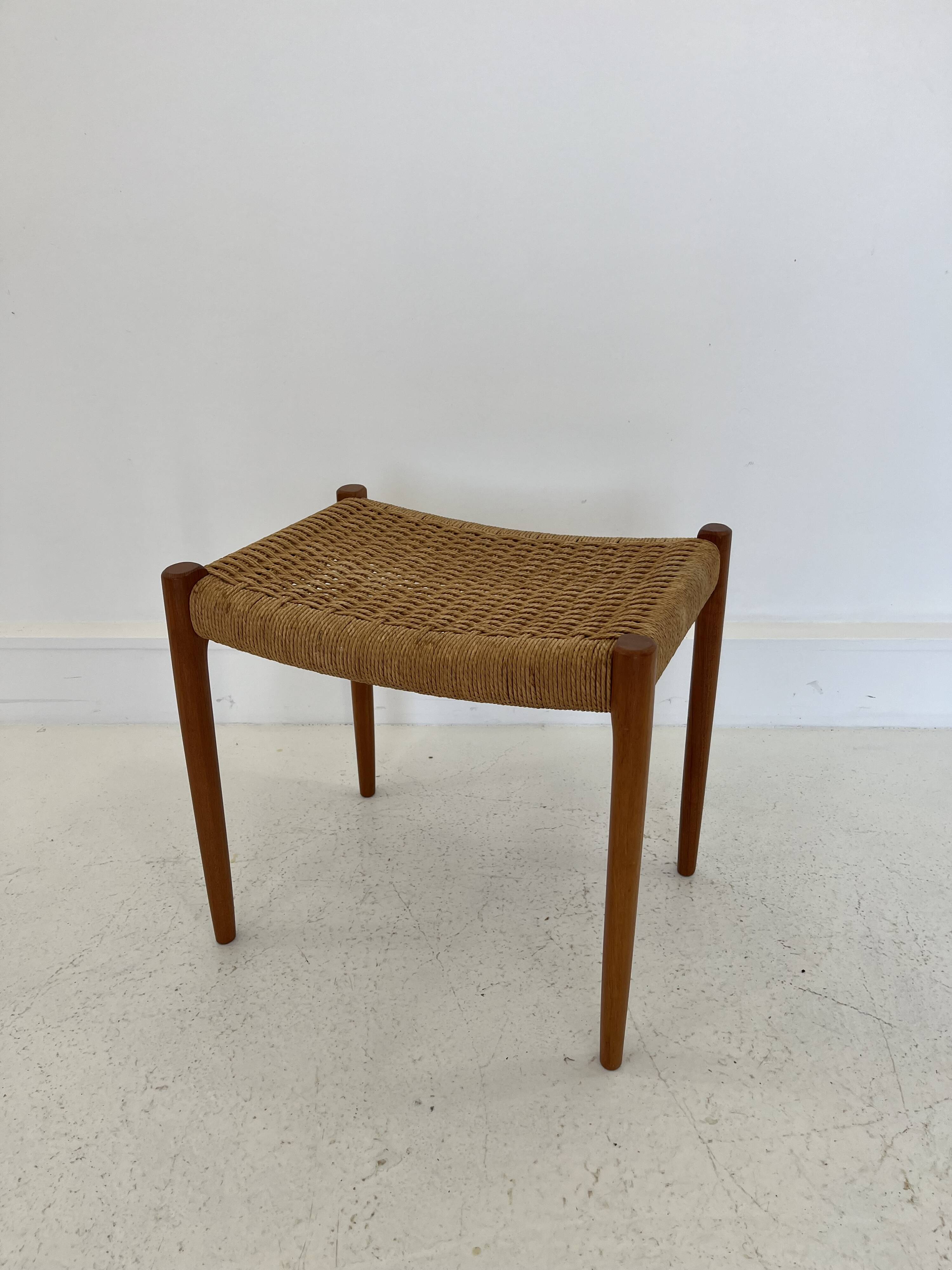 Danish Model 80 Stool in Teak by Niels O Møller for J.L. Møller