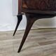 Commode des années 1960 avec verre et six tiroirs
