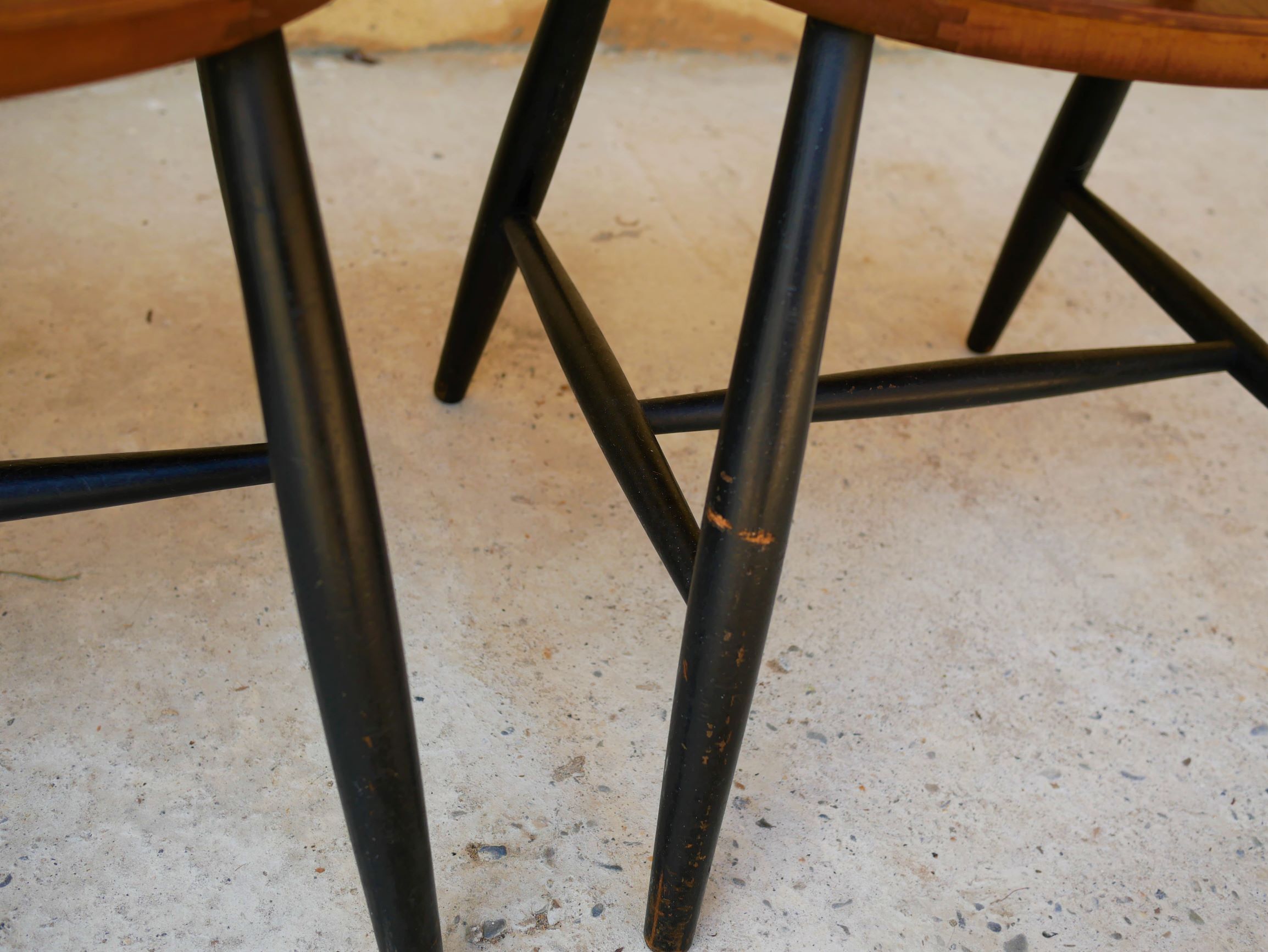 Set of 4 chairs Scandinavian by Sven Erik Fryklund for Hagafors Stolfabrik