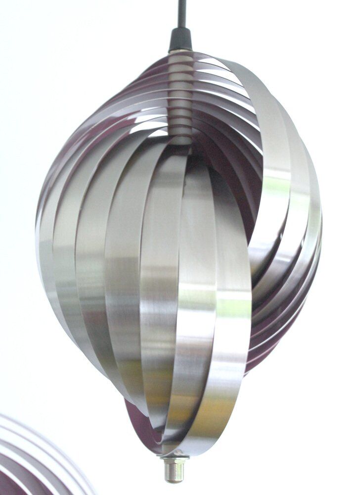 Vintage Space Age pendant light from Lyfa, 1970s