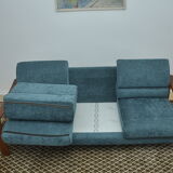Scandinavian Teak Living Room Set, 1970s, Set of 3