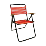 Pretty scoubidou folding armchair
