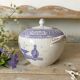 Sucrier en terre de fer violette
