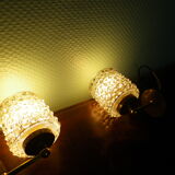 Pair of old sconces, brand Delmas