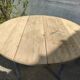 Roundtable with folding sides