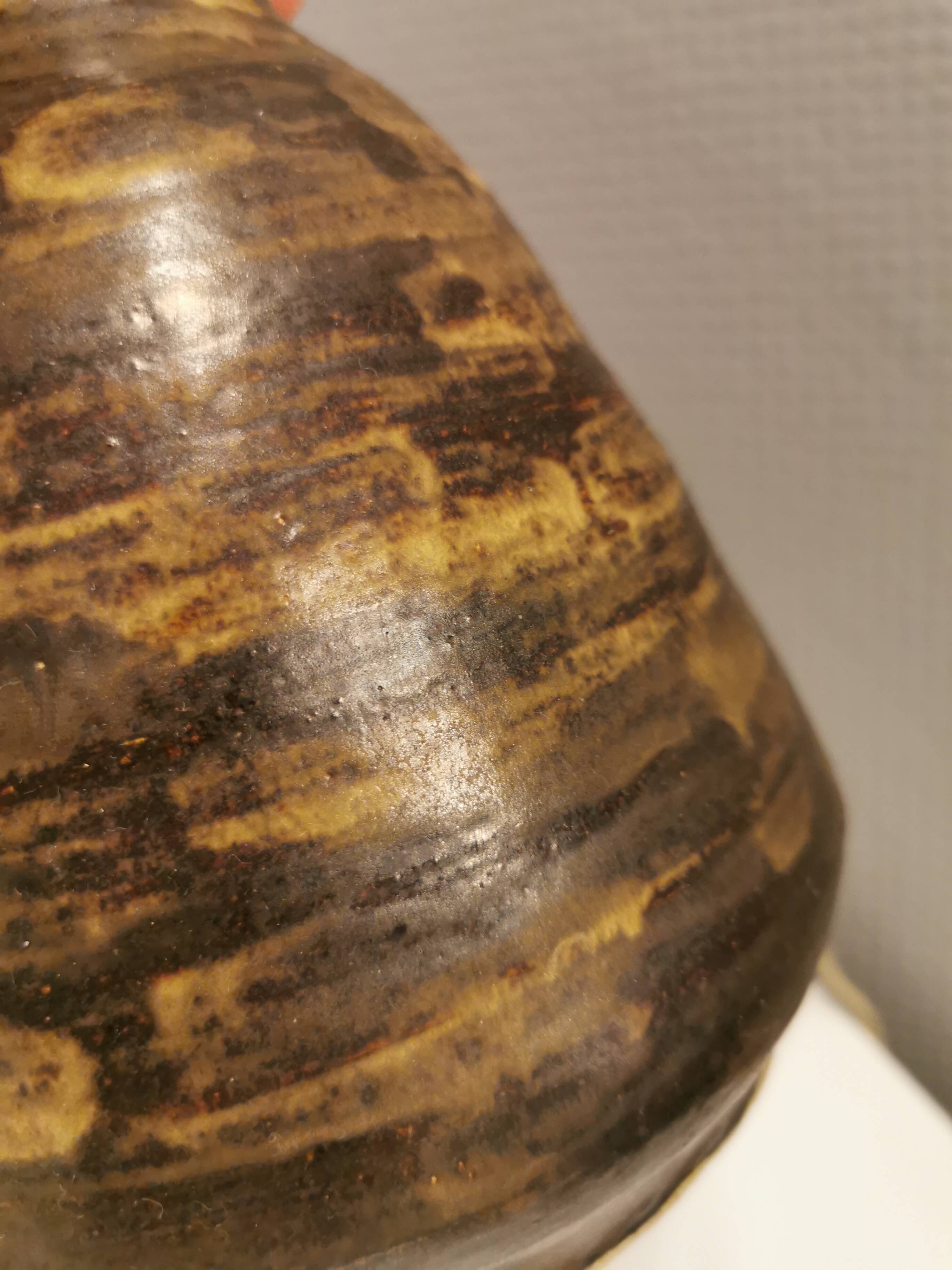 Table lamp in ceramic, Danish and from the 1960s-1970s.