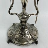 Large figurative chandelier with a femme fatale nymph.