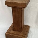 Oak wood column dimensions: height -70cm - width -38cm-