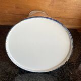 Enameled metal water pitcher