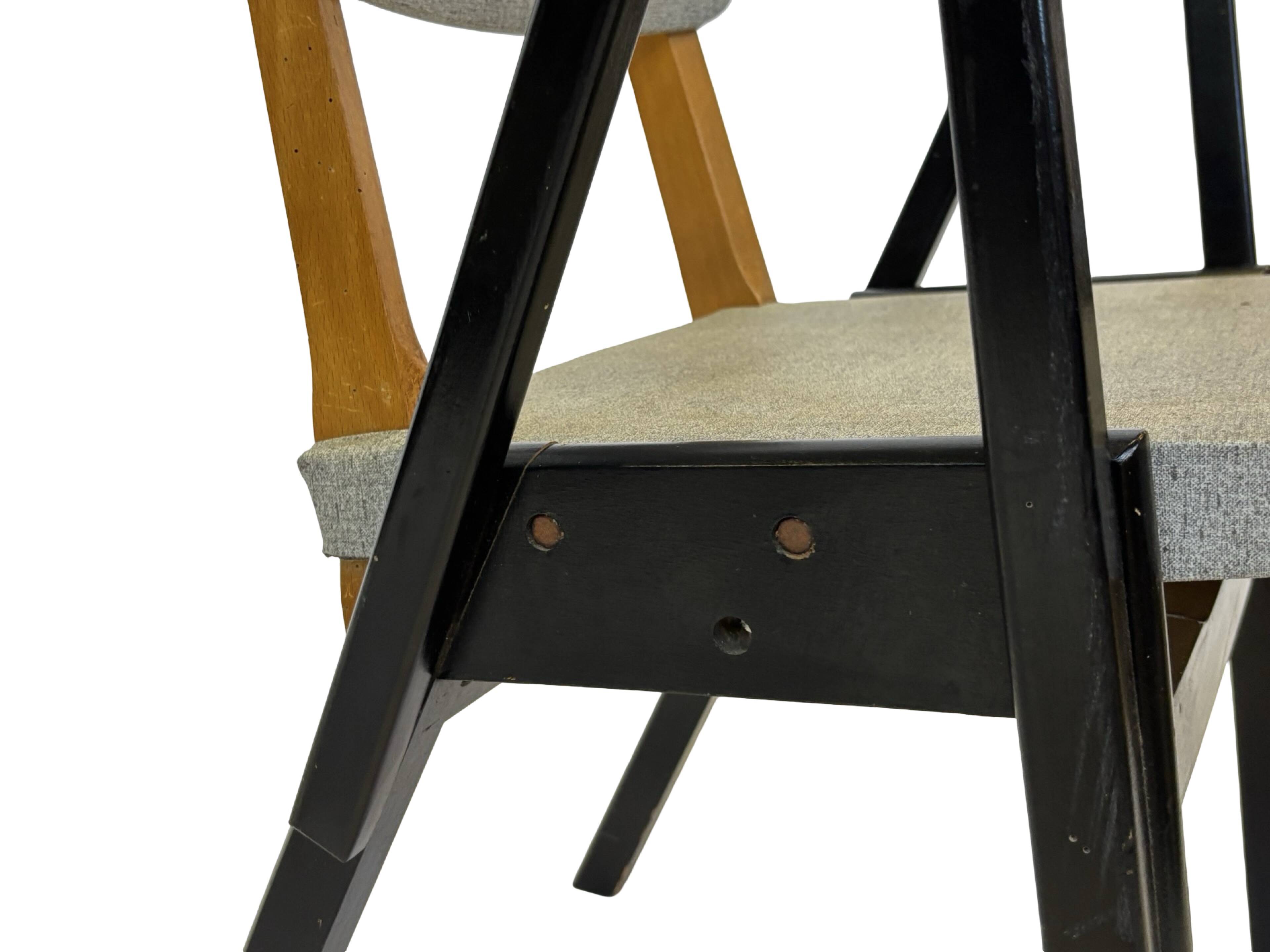 Vintage Palais De Tokyo armchair by Zwager Ermeloo, 1950's design