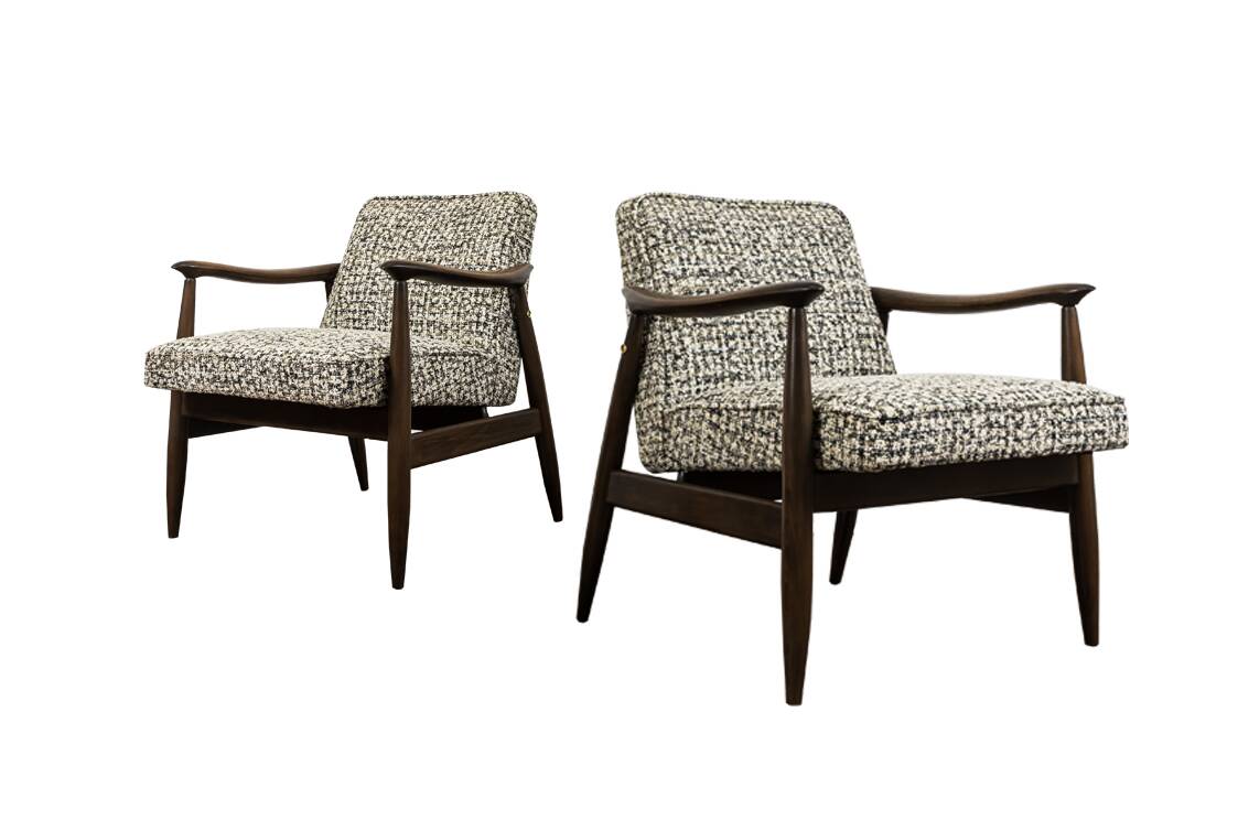 Mid Century Armchairs By Juliusz Kędziorek, Poland, 1960s, Set Of 2