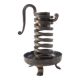Wrought iron cellar rat candlestick