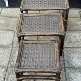 Vintage set of Manou Nesting Tables