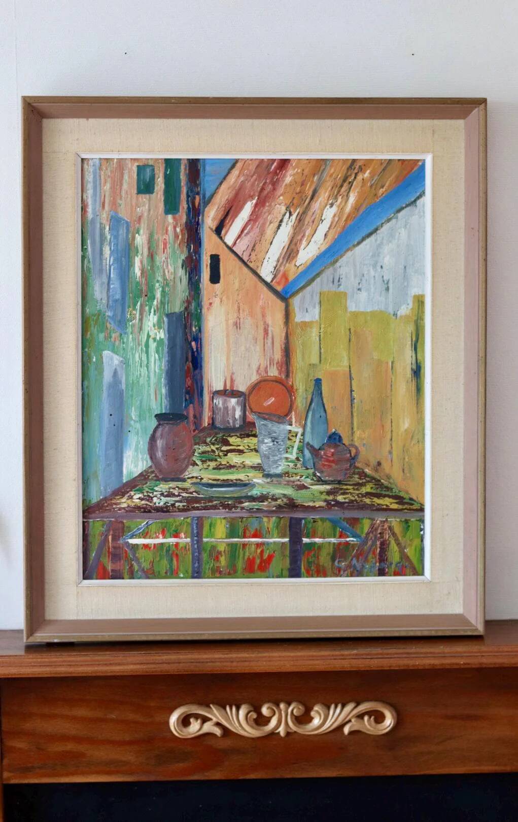 Table de nature morte de Gösta Nyberg (1913-1987)
