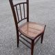 Pair of canned bistro chairs