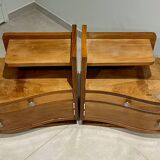 2 art deco bedside tables