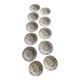 Porcelain bread/pastry plates