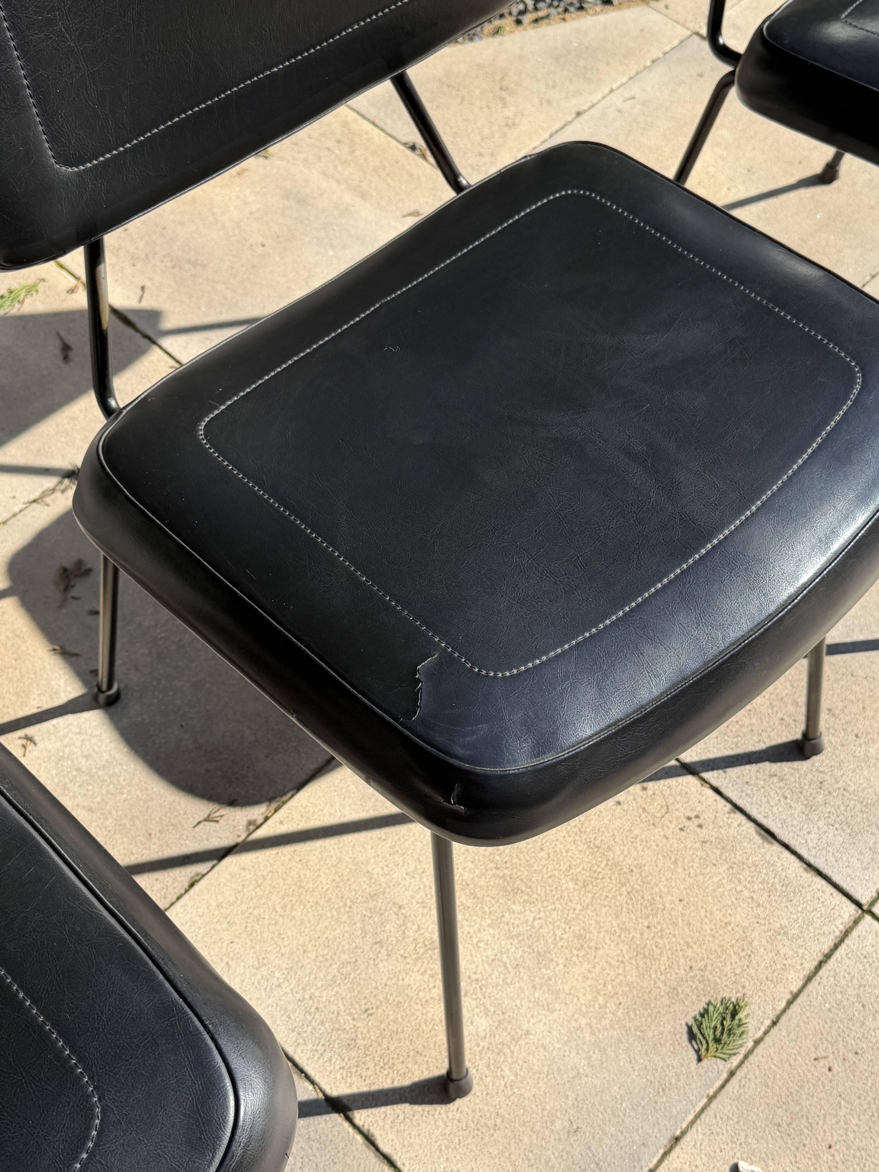 Set of 3 Pierre Paulin CM 196 chairs – Thonet – 1960s – vintage design