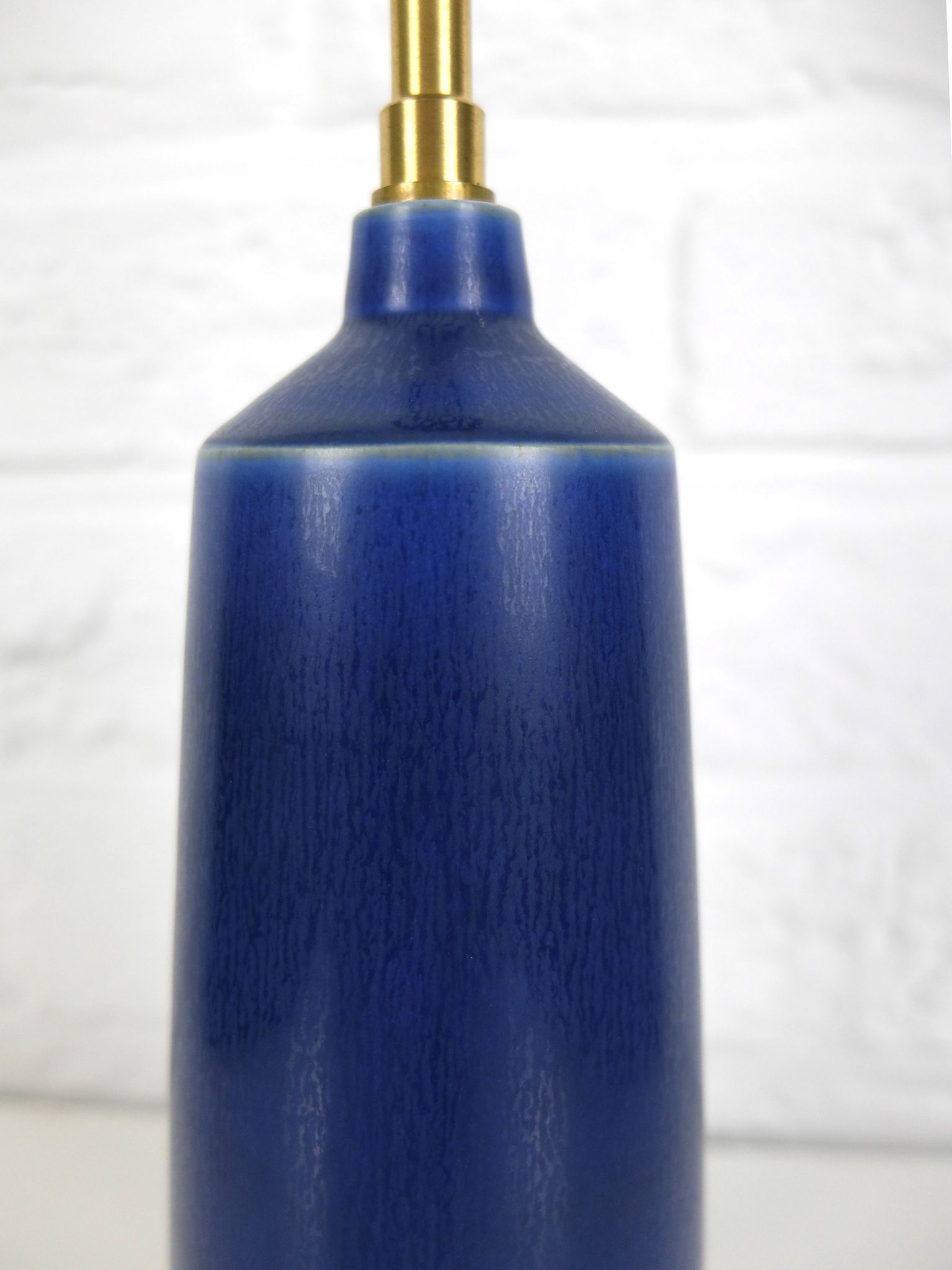 Scandinavian ceramic table lamp Per Linnemann-Schmidt for Palshus, Denmark, 1960s
