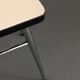 Tabouret en formica blanc