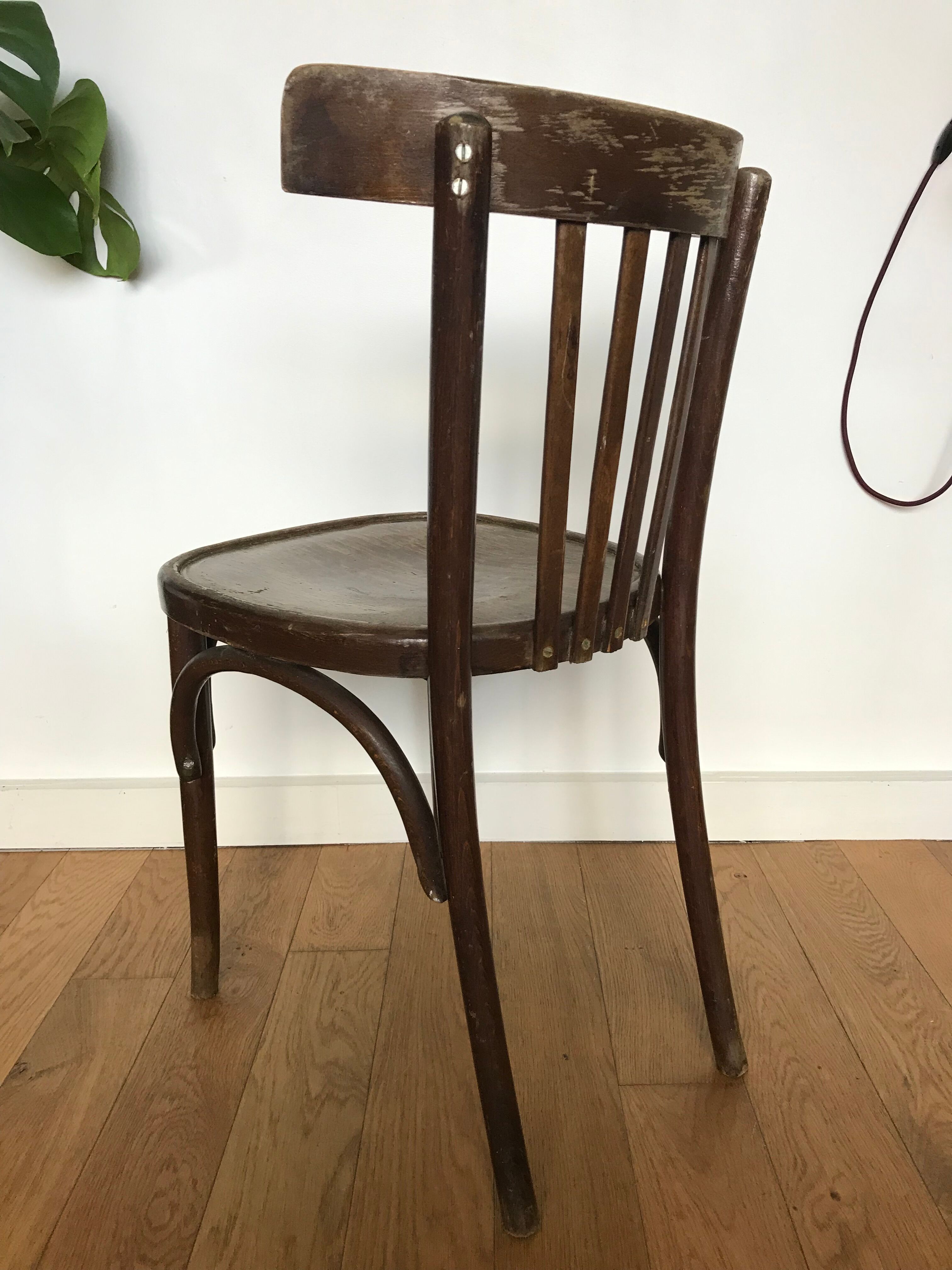 Wooden bistro chair