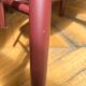Wooden chair, FDB Mobler J46 burgundy