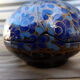 Round cash papier-mâché box from Kashmir