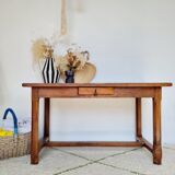 Coffee farmhouse table 1 drawer