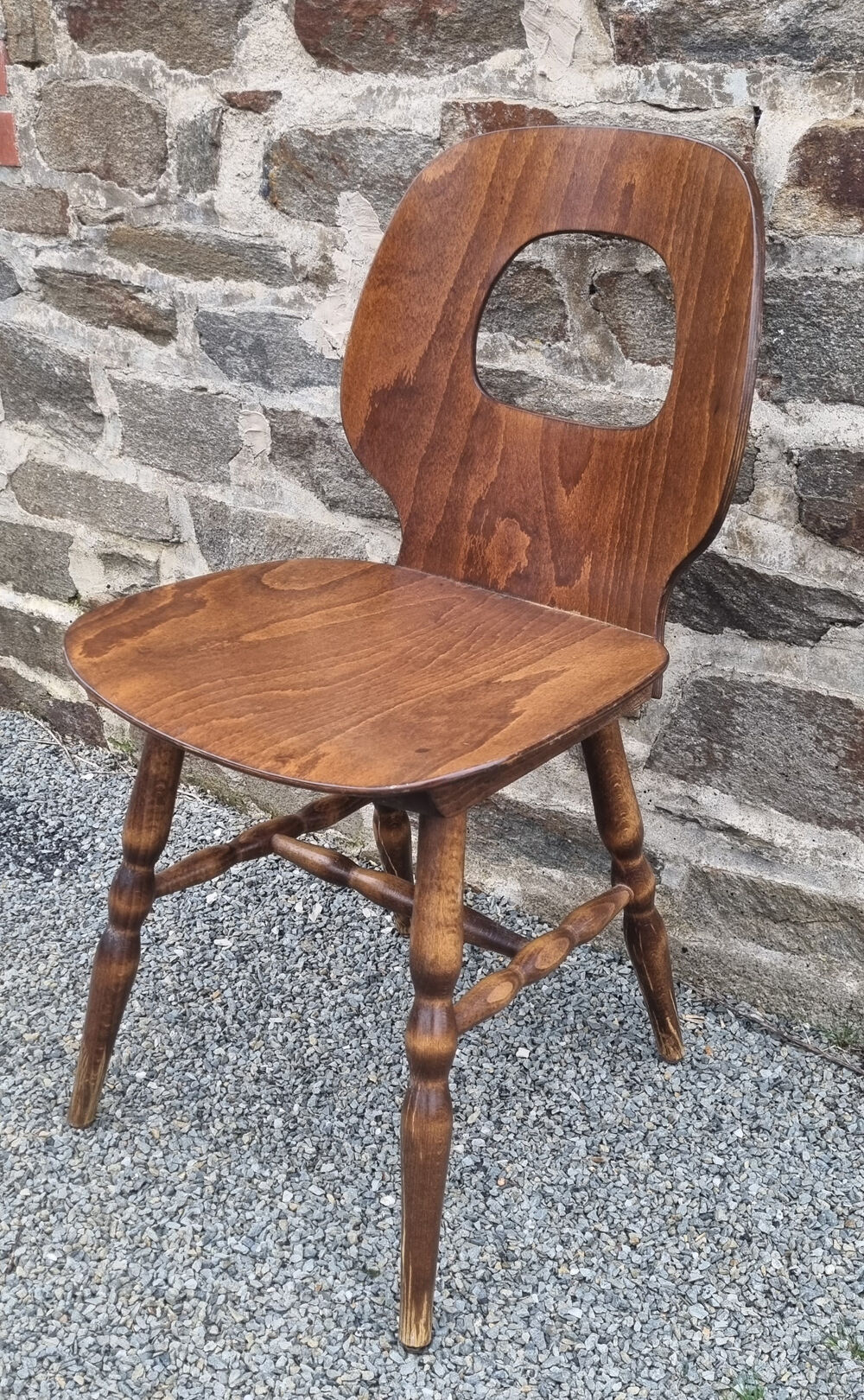 5 Baumann chairs, Scandinavian spirit, vintage 60s