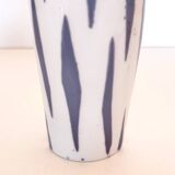 White and Blue Porcelain Vase by Jindřich Marek for Royal Dux, Czech Republ