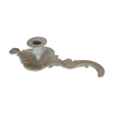 Bougeoir chandelier rat de cave patiné