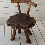 Chaise d’appoint en bois massif