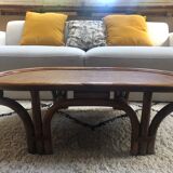 Rattan coffee table