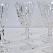 Ensemble de 20 verres en cristal taillé à la main (1985)