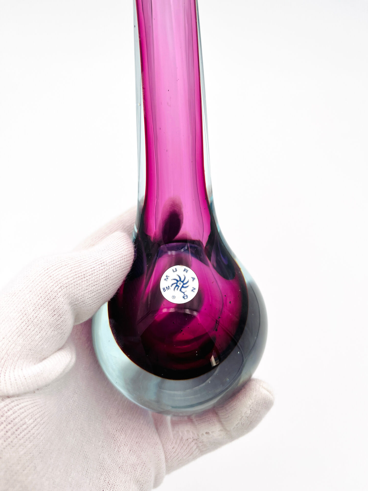 Vase - Murano Sommerso - Ouraline Uranium Glass - Amethyst - 1960