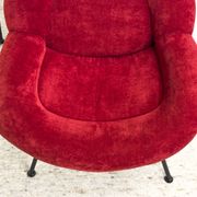 Red loungers by Fritz Neth for Correcta, 1950s, set of 2