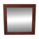 Miroir 50 x 50 cm. Cadre bois exotique