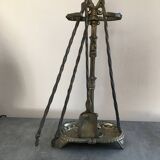 Solid brass fireplace mantelpiece