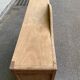 Vintage solid wood art deco 1940s display cabinet