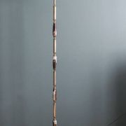 Italian onyx and brass floor lamp