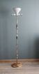 Italian onyx and brass floor lamp
