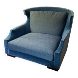 Large Vanhamme l'Excessif armchair with pouf