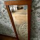 Large rectangular beveled mirror