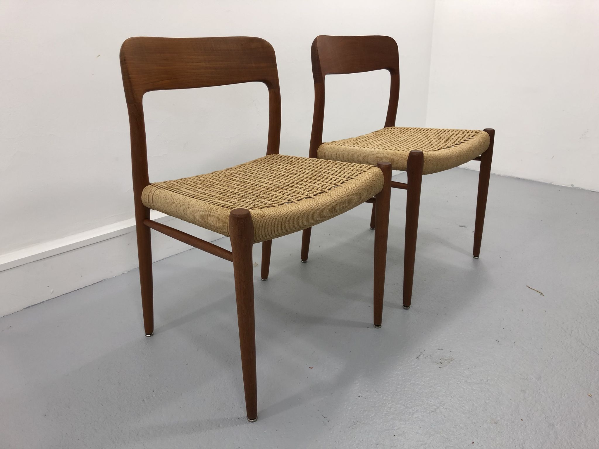 Danish Teak 56 chairs by Niels Otto Møller for J. L. Møllers